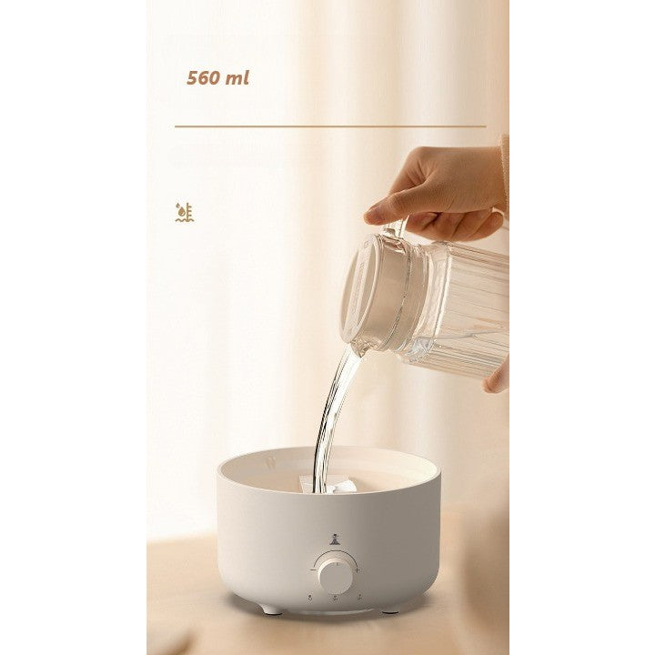 Umidificator de tip vulcan , cu aromaterapie si telecomanda