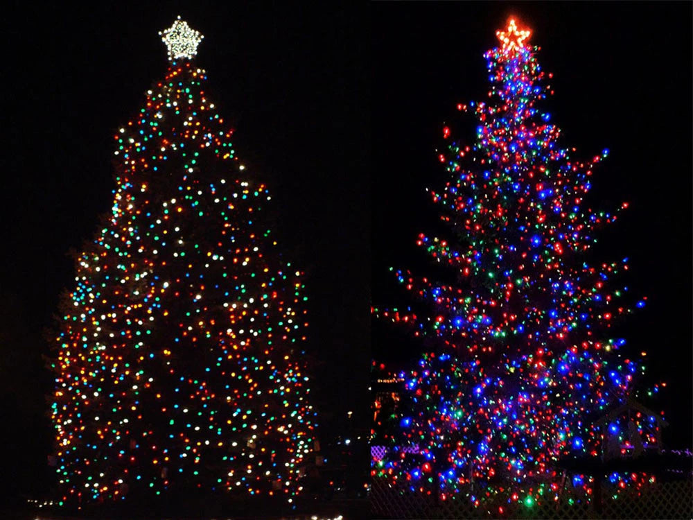 Instalație de Crăciun Liniara 23 m, 300 LED, 8 jocuri de lumini, Multicolor