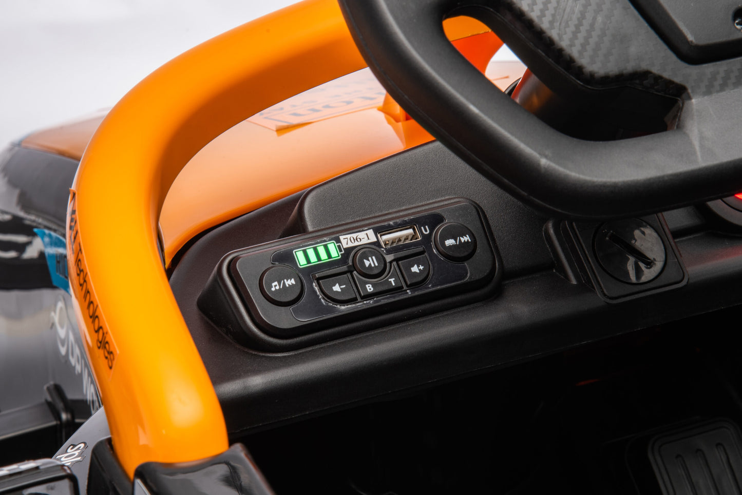 Masinuta Electrica pentru Copii, Mclaren F1, Licenta Oficiala, Baterie Li-ION, 2-6 ani