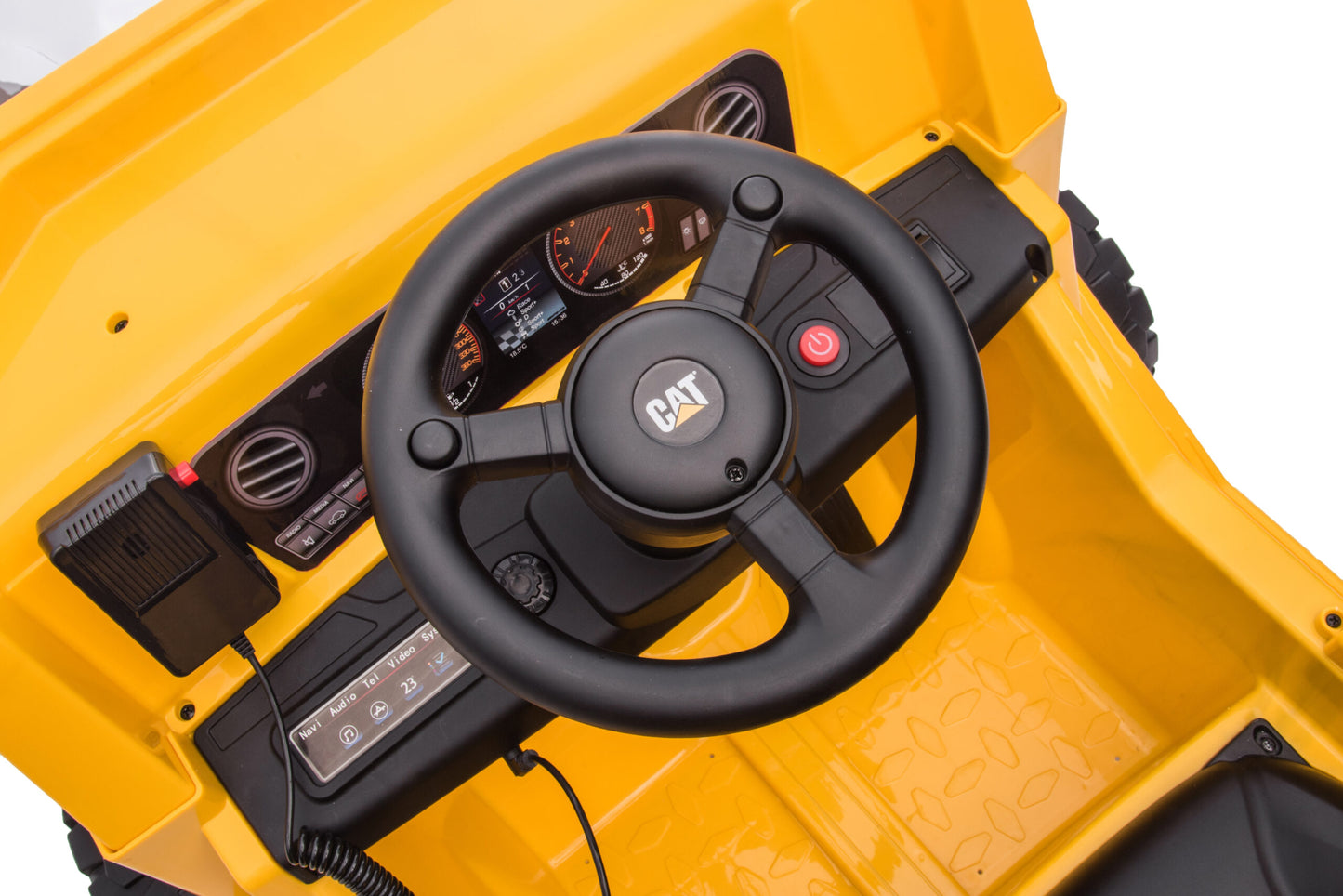 Camion Electric pentru copii Caterpillar, licentiat CAT, Baterie LI-ION 3-7 ani