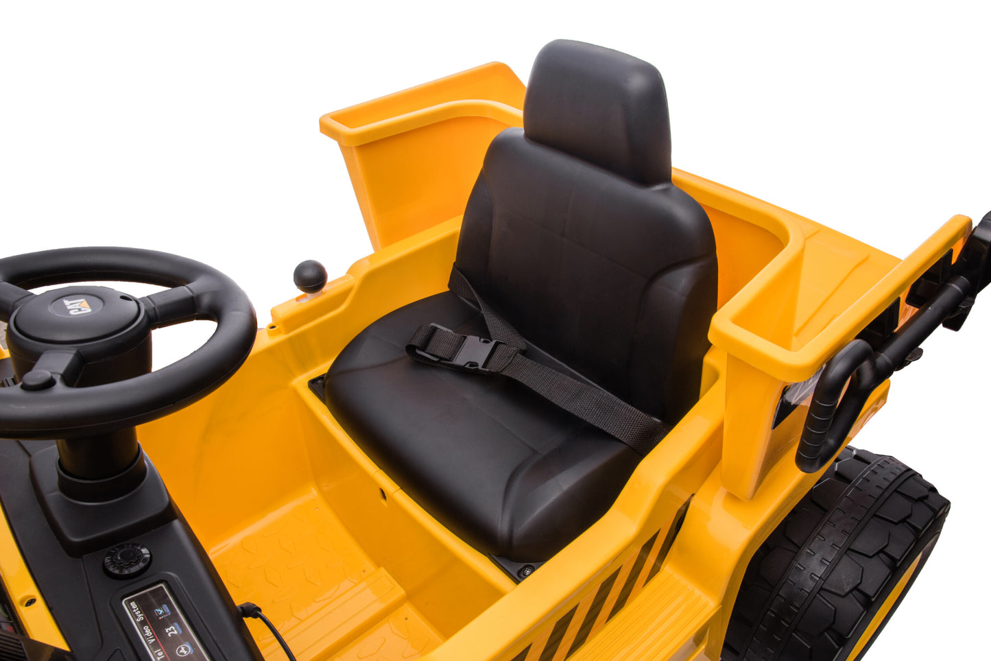 Camion Electric pentru copii Caterpillar, licentiat CAT, Baterie LI-ION 3-7 ani