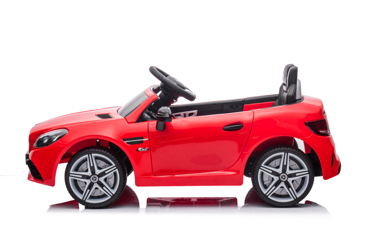 Masinuta Electrica, Mercedes-Benz SL Cabrio, Licenta Oficiala, Baterie Li-ION, 2-7 ani, Scaune din burete si îmbrăcate in piele