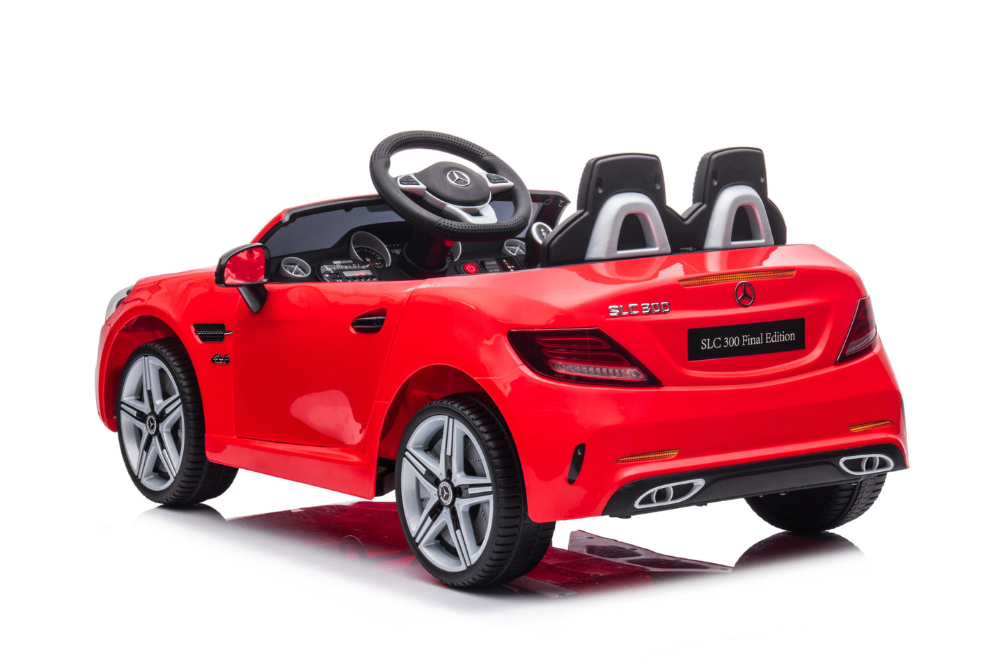 Masinuta Electrica, Mercedes-Benz SL Cabrio, Licenta Oficiala, Baterie Li-ION, 2-7 ani, Scaune din burete si îmbrăcate in piele