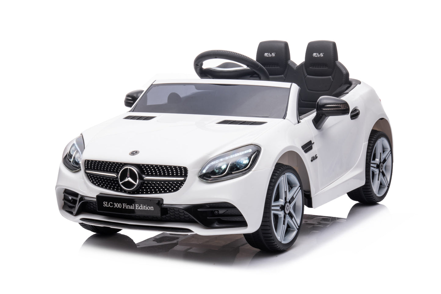 Masinuta Electrica, Mercedes-Benz SL Cabrio, Licenta Oficiala, Baterie Li-ION, 2-7 ani, Scaune din burete si îmbrăcate in piele