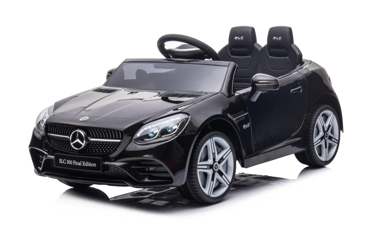Masinuta Electrica, Mercedes-Benz SL Cabrio, Licenta Oficiala, Baterie Li-ION, 2-7 ani, Scaune din burete si îmbrăcate in piele