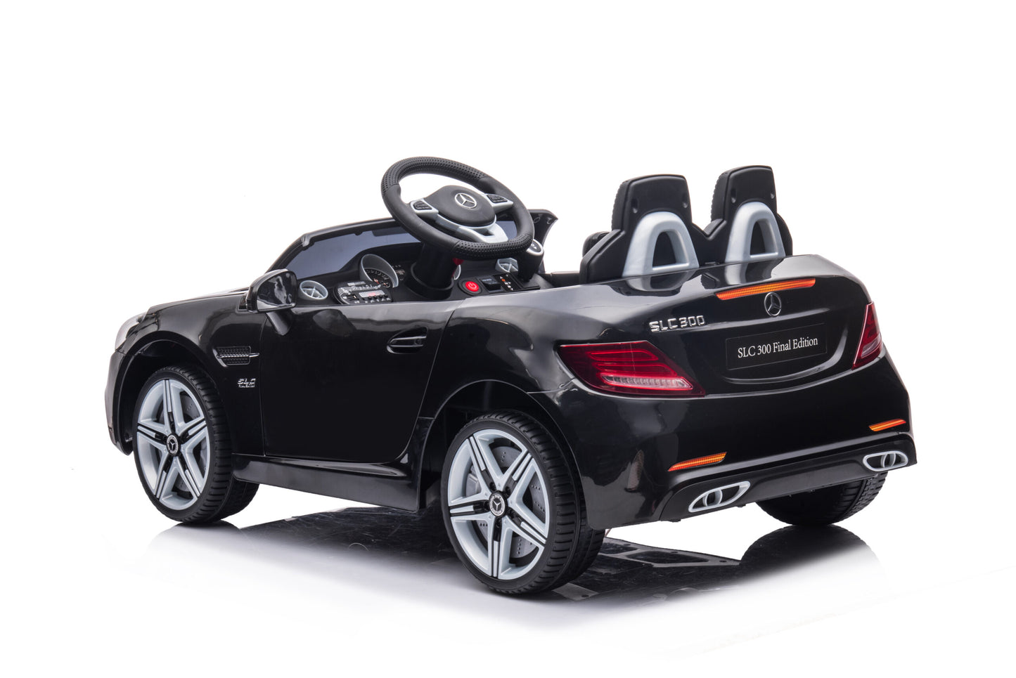 Masinuta Electrica, Mercedes-Benz SL Cabrio, Licenta Oficiala, Baterie Li-ION, 2-7 ani, Scaune din burete si îmbrăcate in piele