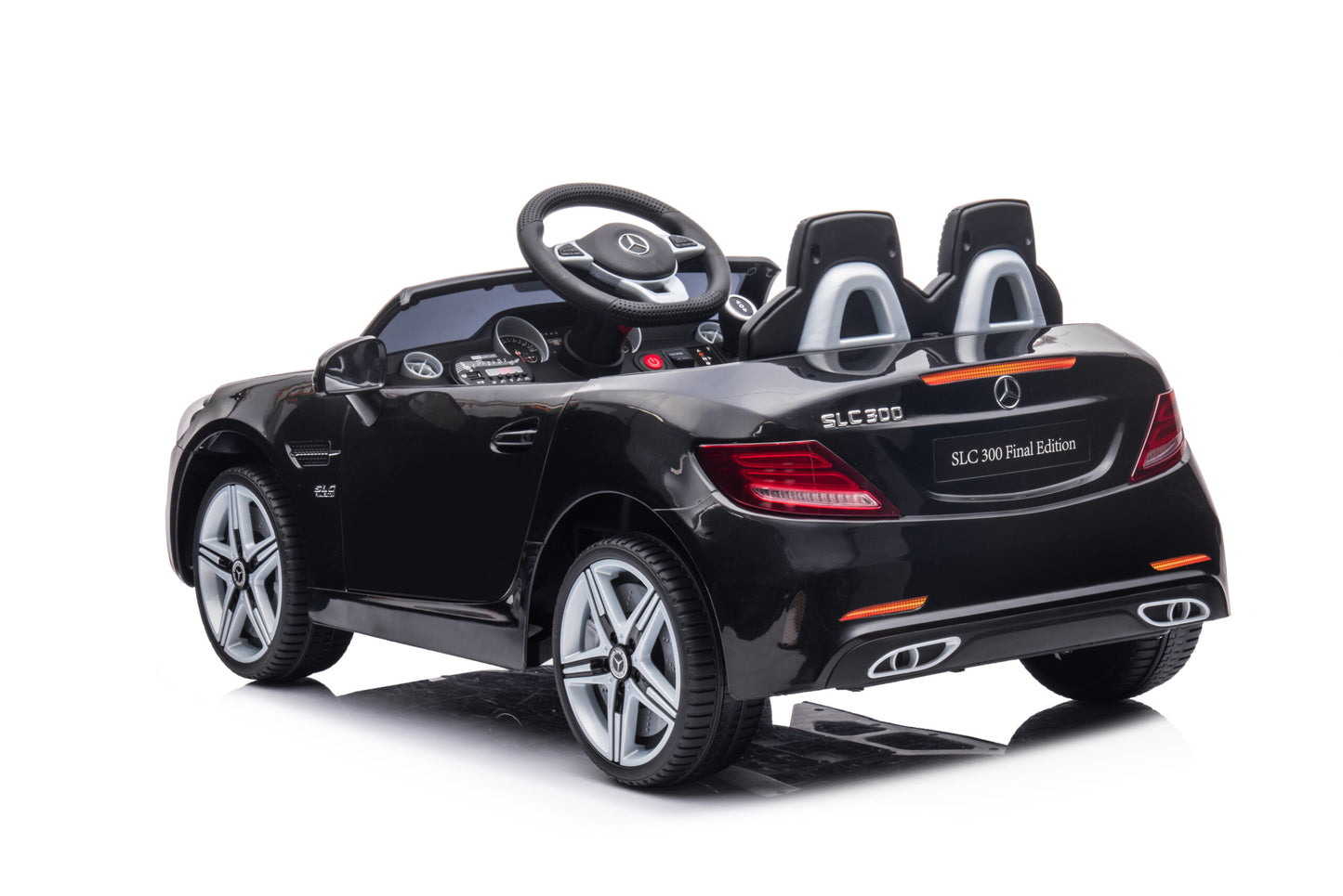 Masinuta Electrica, Mercedes-Benz SL Cabrio, Licenta Oficiala, Baterie Li-ION, 2-7 ani, Scaune din burete si îmbrăcate in piele