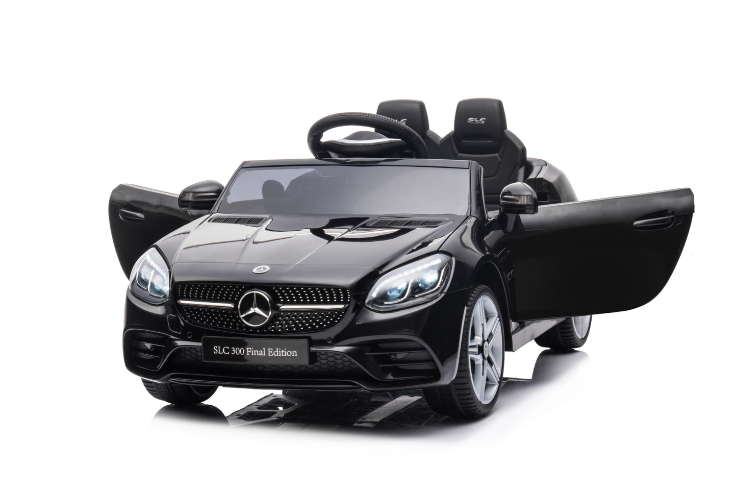 Masinuta Electrica, Mercedes-Benz SL Cabrio, Licenta Oficiala, Baterie Li-ION, 2-7 ani, Scaune din burete si îmbrăcate in piele