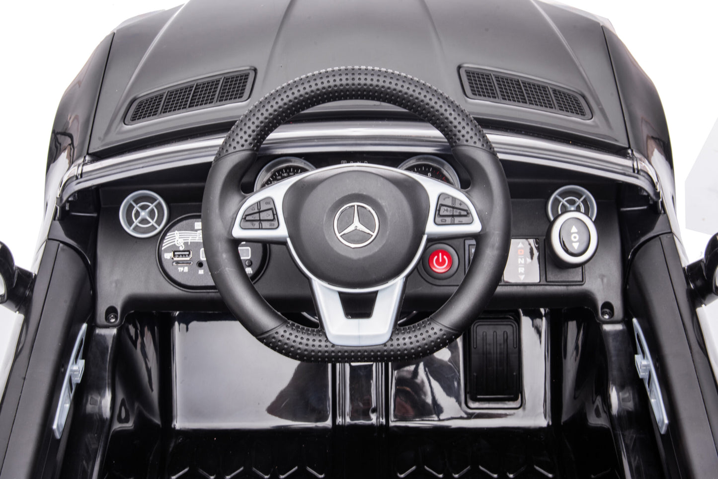 Masinuta Electrica, Mercedes-Benz SL Cabrio, Licenta Oficiala, Baterie Li-ION, 2-7 ani, Scaune din burete si îmbrăcate in piele