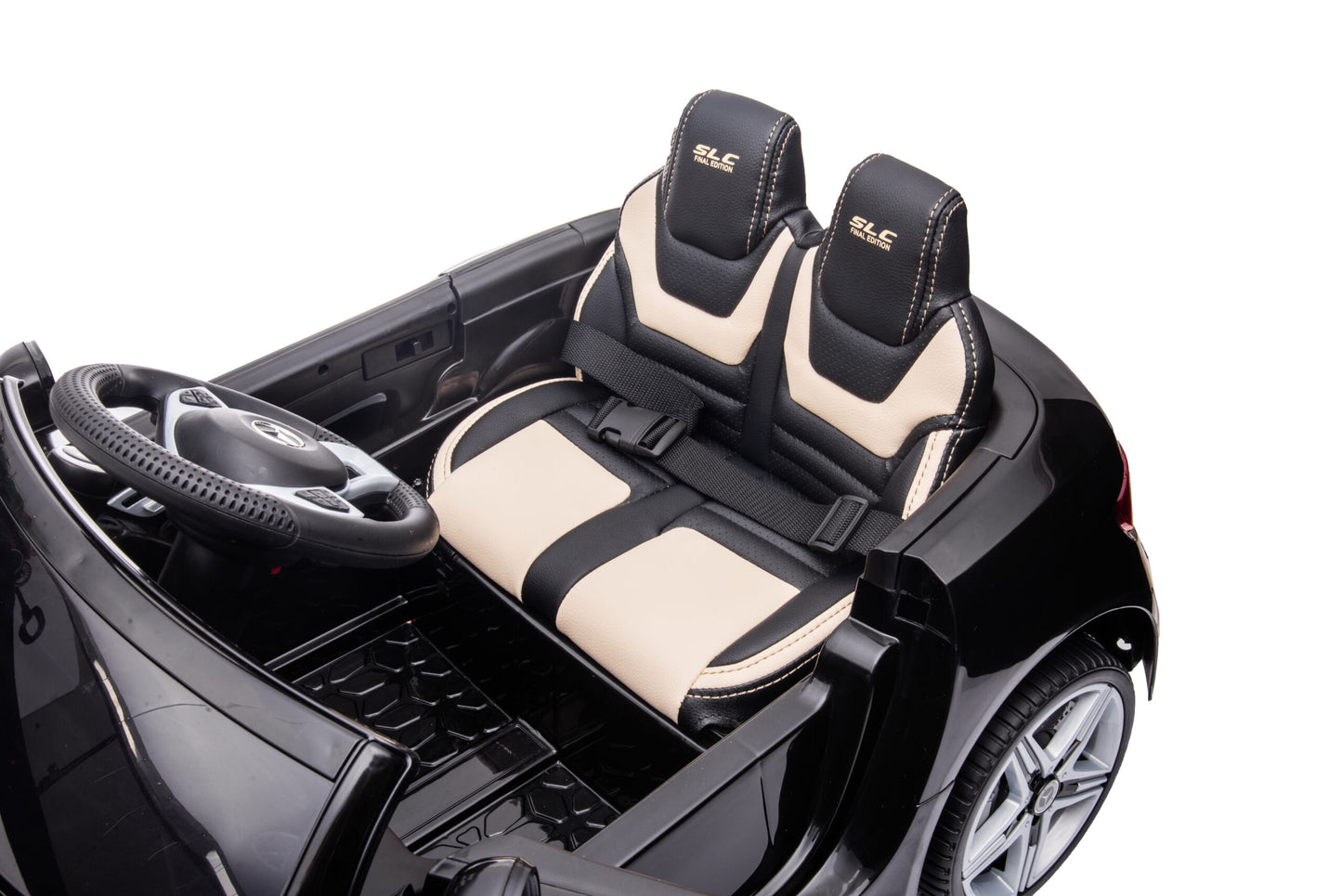 Masinuta Electrica, Mercedes-Benz SL Cabrio, Licenta Oficiala, Baterie Li-ION, 2-7 ani, Scaune din burete si îmbrăcate in piele