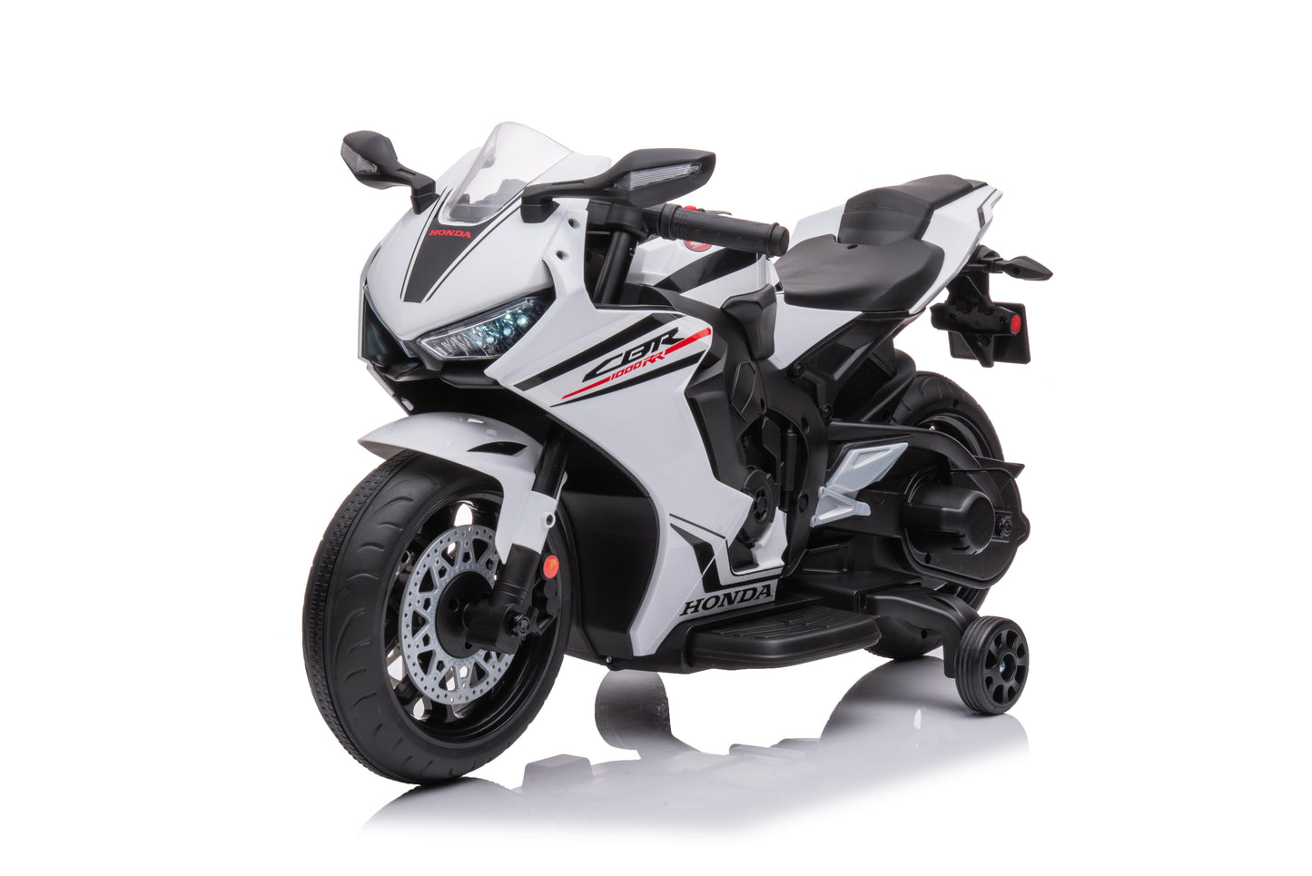 Motocicleta Electrica Honda Pentru Copii, Licenta Oficiala Honda, Baterie Li-ION, Roti Suport, 2 Culori