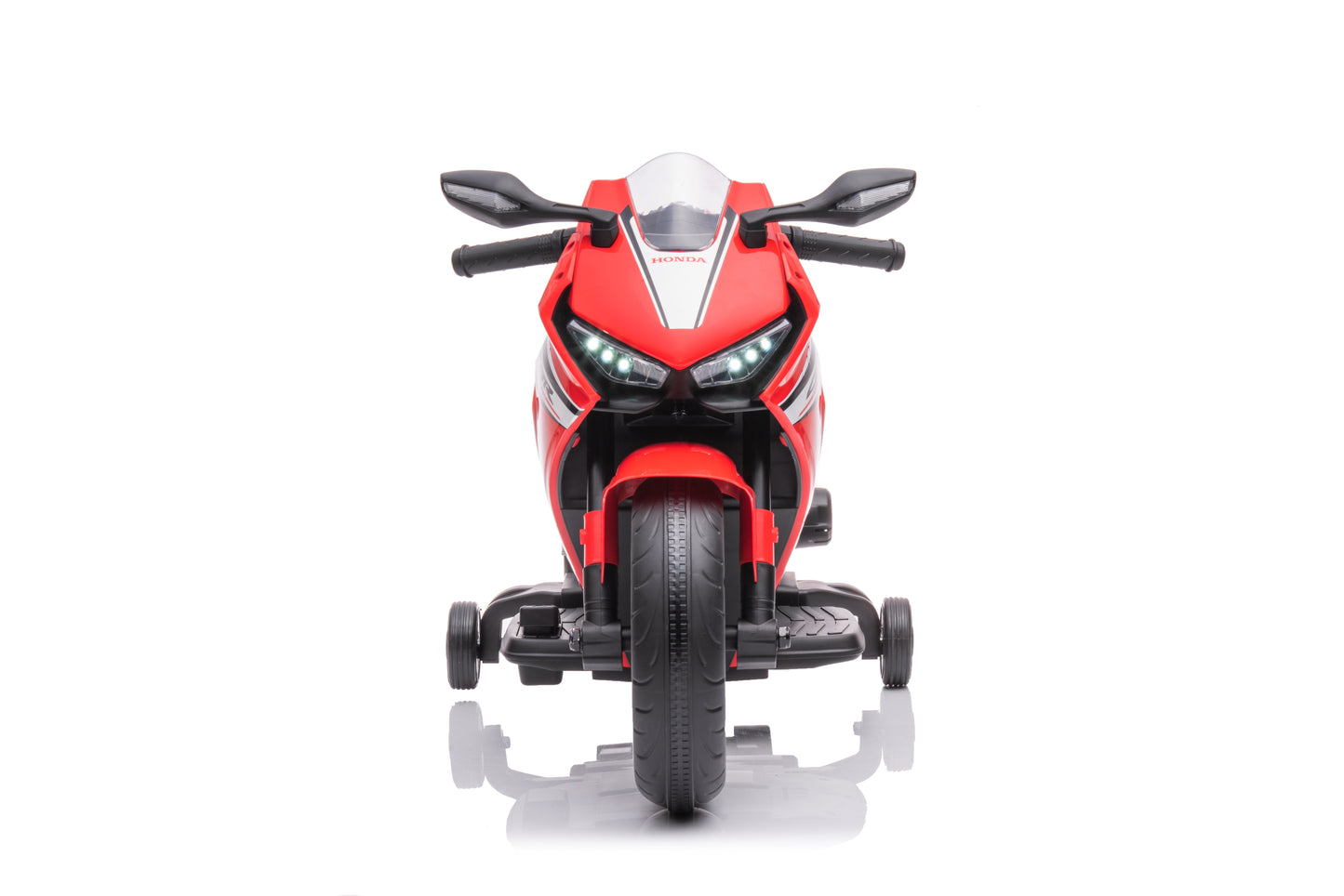 Motocicleta Electrica Honda Pentru Copii, Licenta Oficiala Honda, Baterie Li-ION, Roti Suport, 2 Culori