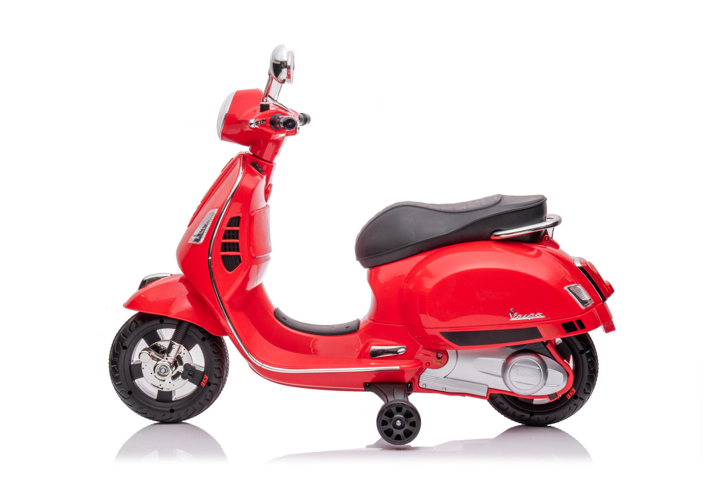 Scuter Electric Vespa®, Baterie Li-ION, 2 Culori, sezut din piele 3-6 ani