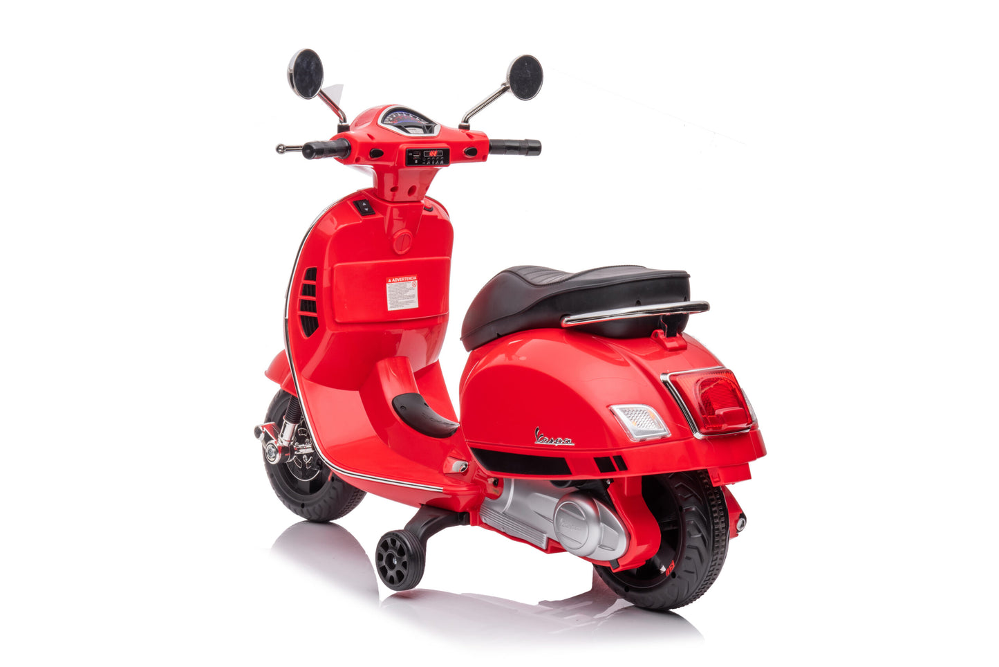 Scuter Electric Vespa®, Baterie Li-ION, 2 Culori, sezut din piele 3-6 ani
