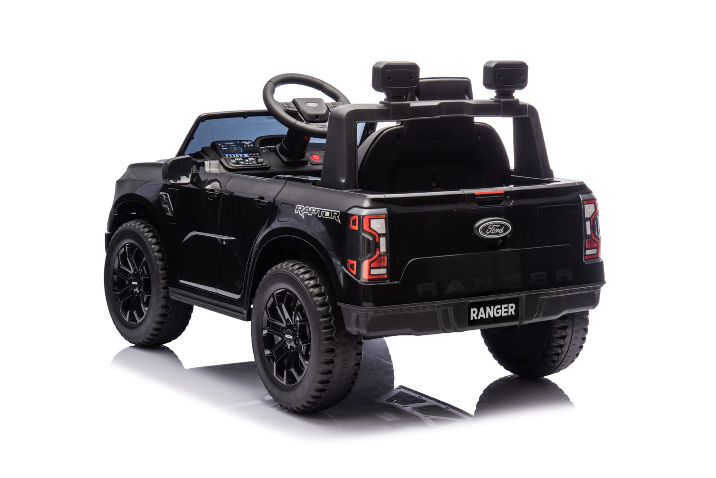 Masinuta Electrica pentru copii Ride-On, Ford Ranger, Baterie Li-ION, Scaun de piele, 2-7 ani, 3 Culori