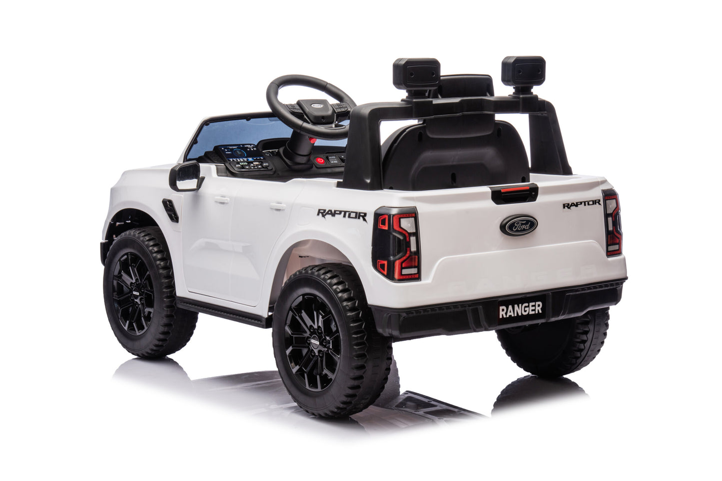 Masinuta Electrica pentru copii Ride-On, Ford Ranger, Baterie Li-ION, Scaun de piele, 2-7 ani, 3 Culori