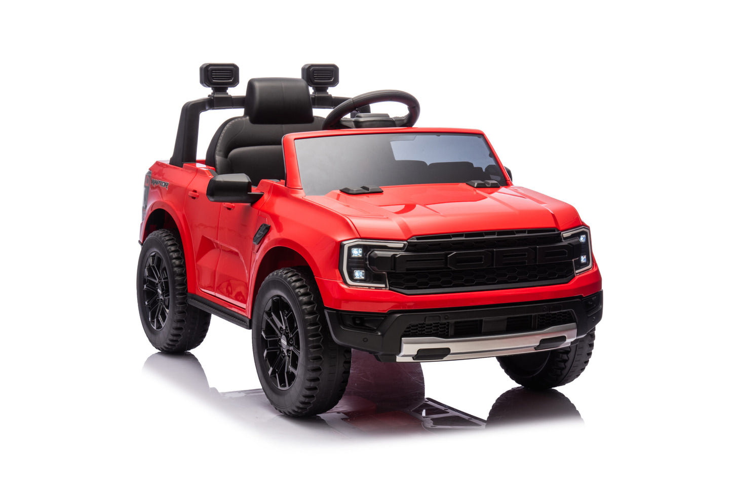 Masinuta Electrica pentru copii Ride-On, Ford Ranger, Baterie Li-ION, Scaun de piele, 2-7 ani, 3 Culori