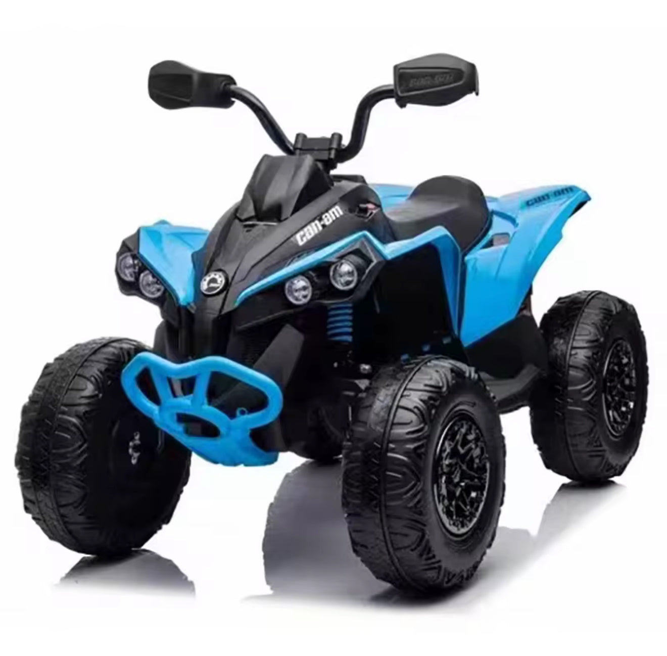 Atv Electric Can-Am sezut piele Copii 3-9 ani 24v 2 motoare 200w, 112x74x64cm