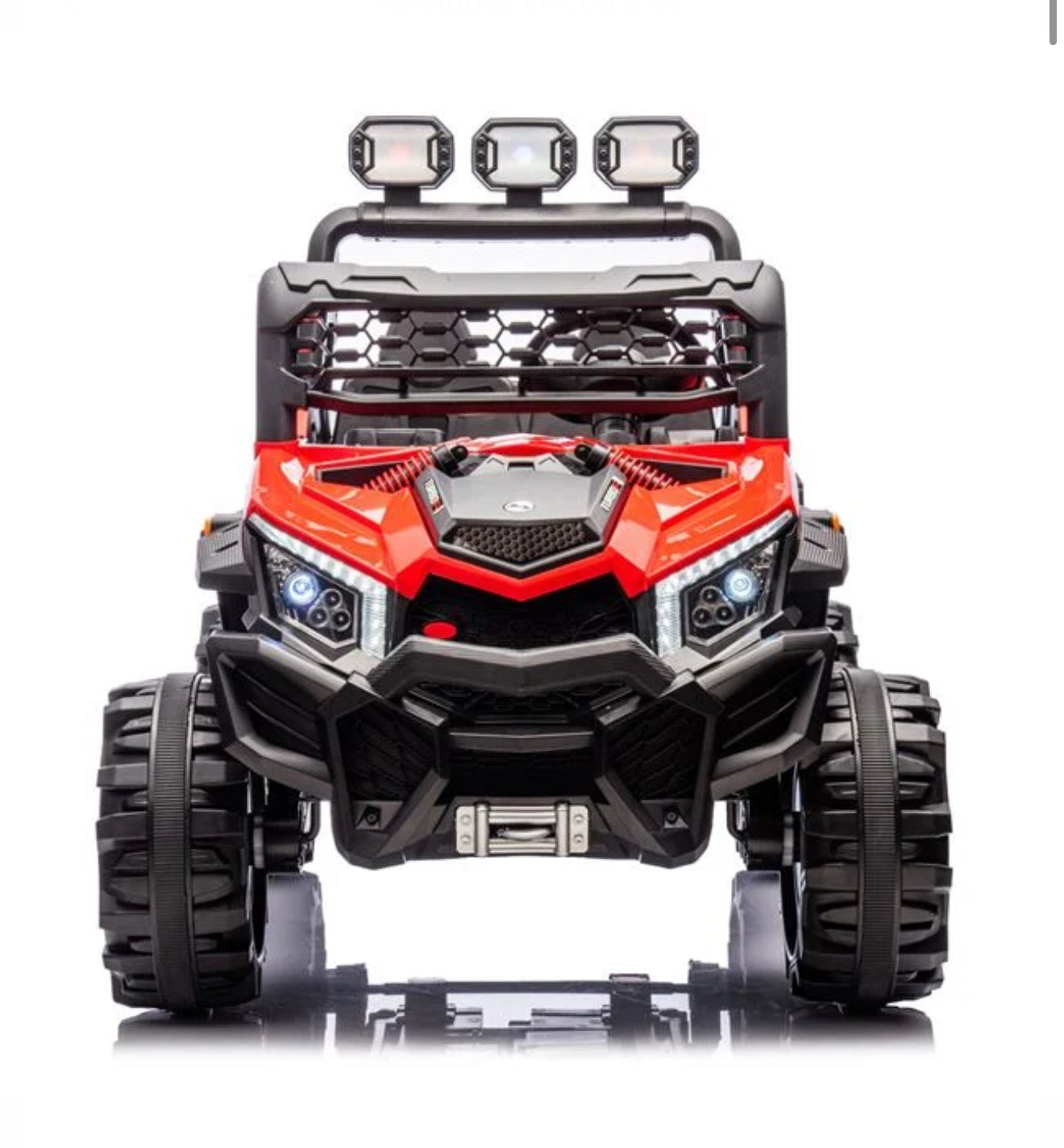 Masinuta Electrica 12V de Teren Off Road cu 3 Faruri & Telecomanda