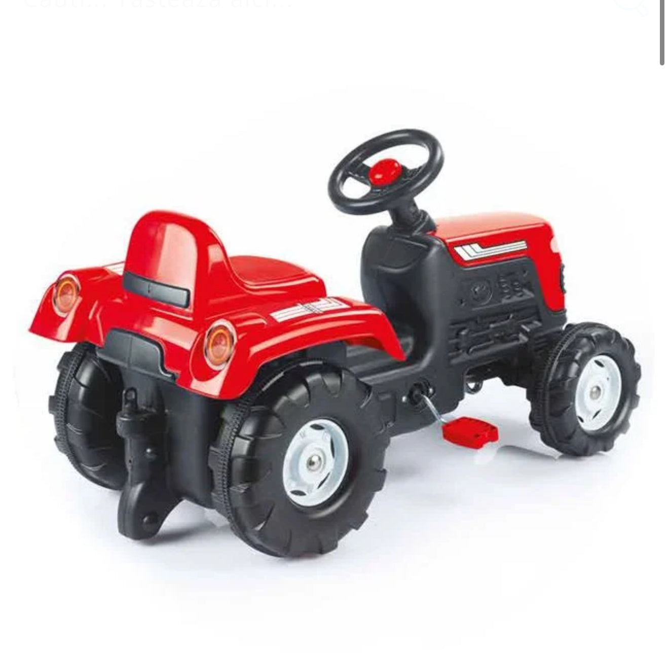 Tractor Rosu cu Pedale 81.5x45x52cm