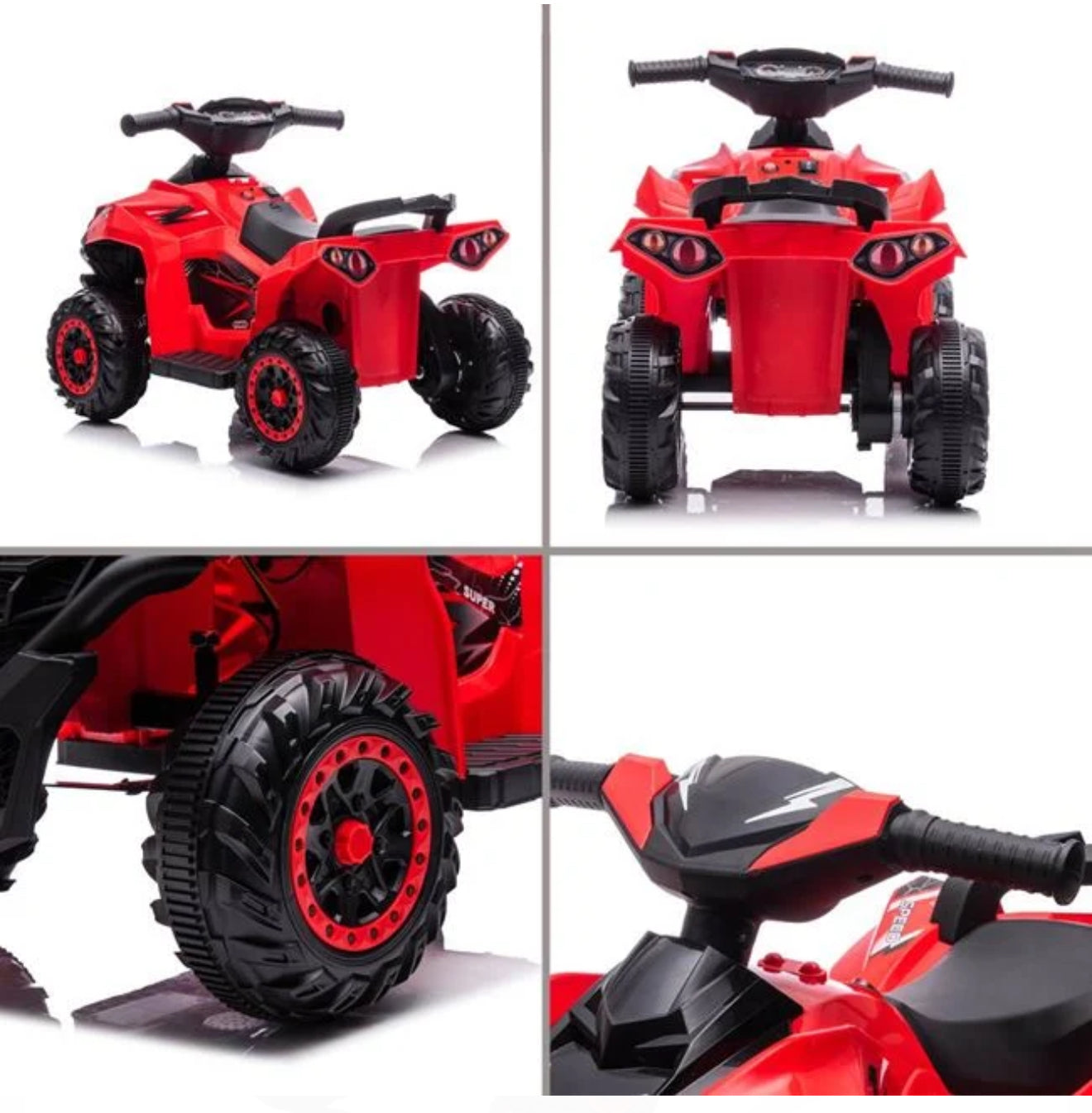 Vehicul ATV Electric Rosu 12V