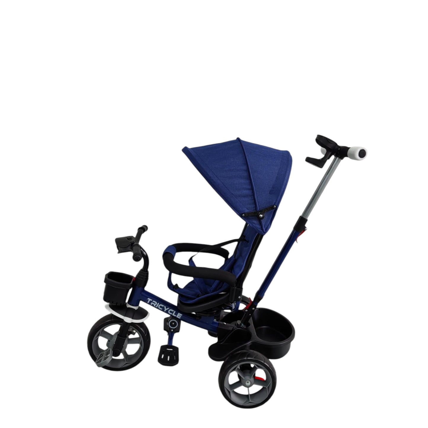Tricicleta cu scaun rotativ, muzica si lumini,8 luni-4 ani