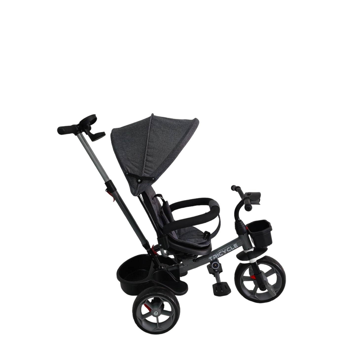 Tricicleta cu scaun rotativ, muzica si lumini,8 luni-4 ani