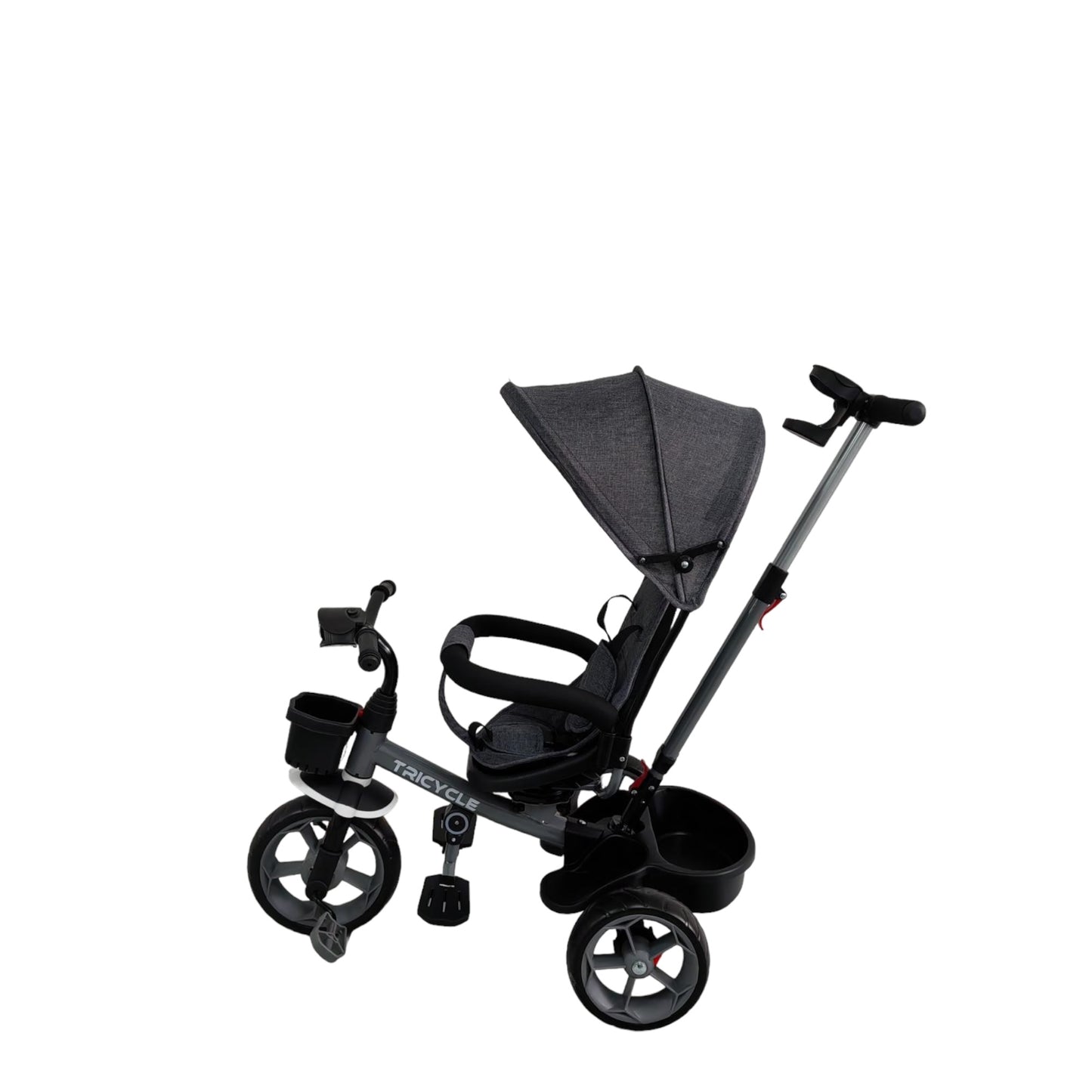 Tricicleta cu scaun rotativ, muzica si lumini,8 luni-4 ani