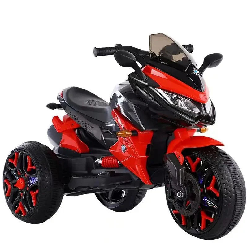 Motocicleta Electrica cu Acumulator Pentru Copii, 2 motoare, 12V varsta 2-7 ani, Cu Sunete si Lumini Led