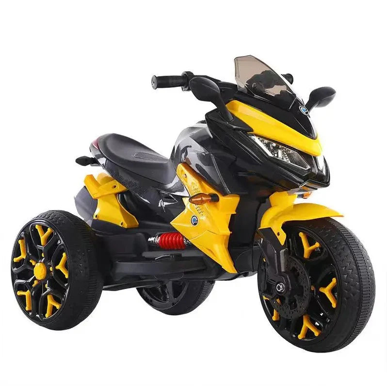 Motocicleta Electrica cu Acumulator Pentru Copii, 2 motoare, 12V varsta 2-7 ani, Cu Sunete si Lumini Led