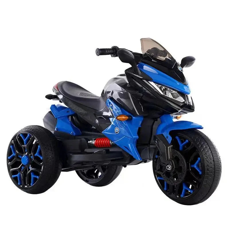 Motocicleta Electrica cu Acumulator Pentru Copii, 2 motoare, 12V varsta 2-7 ani, Cu Sunete si Lumini Led
