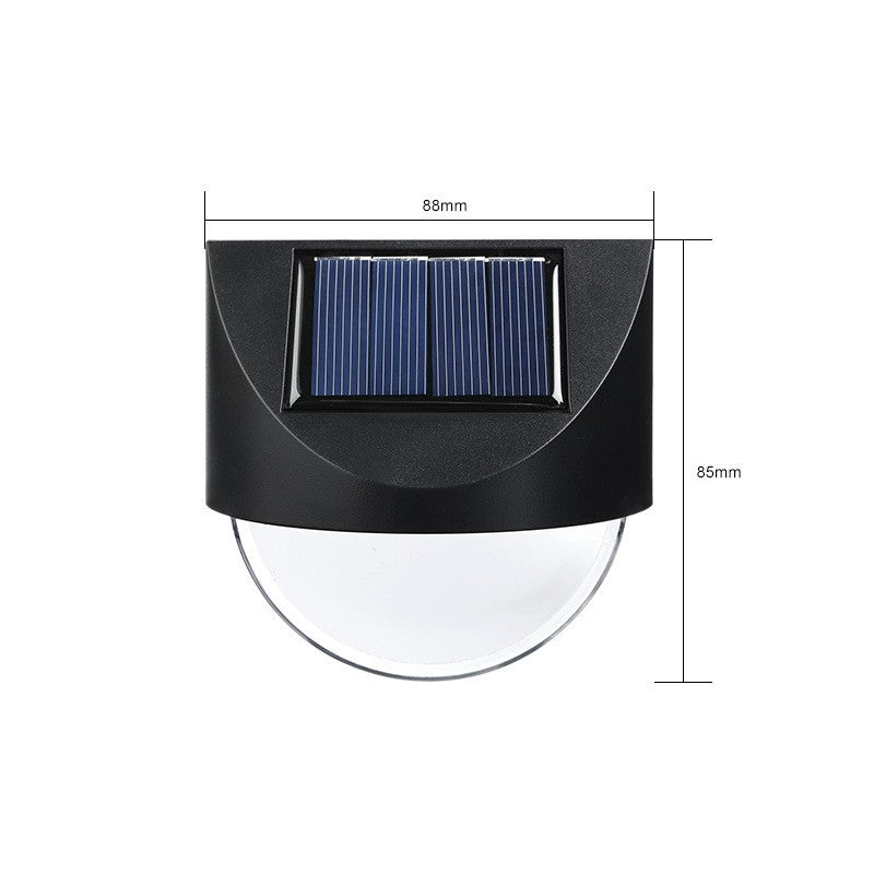Aplica Solara LED , Rezistenta la apa, IP65, pentru grădină, casa, balcon, terasa- ALB Cald