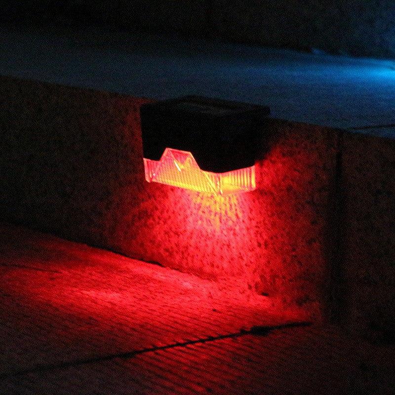 Aplica solara LED , pentru perete , borduri, terasa, Lumina multicolora