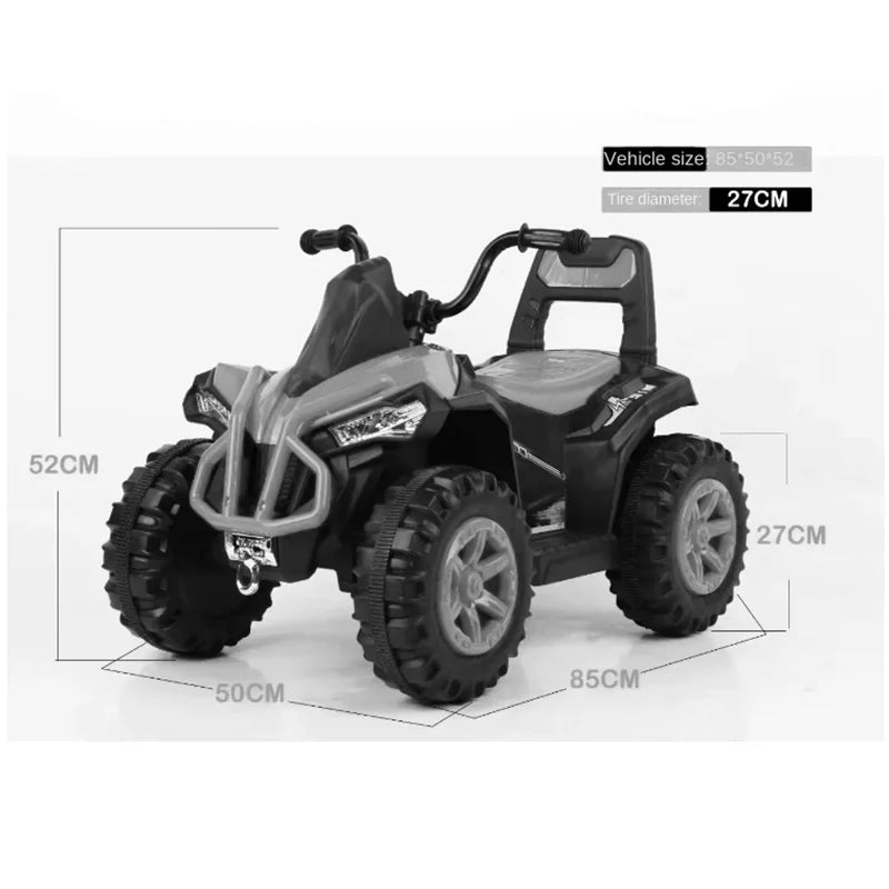 Masinuta Electrica Tip ATV, cu Acumulator, Sistem Anti-Rasturnare, Sistem de Lumini si Sunet, 3-5 Ani