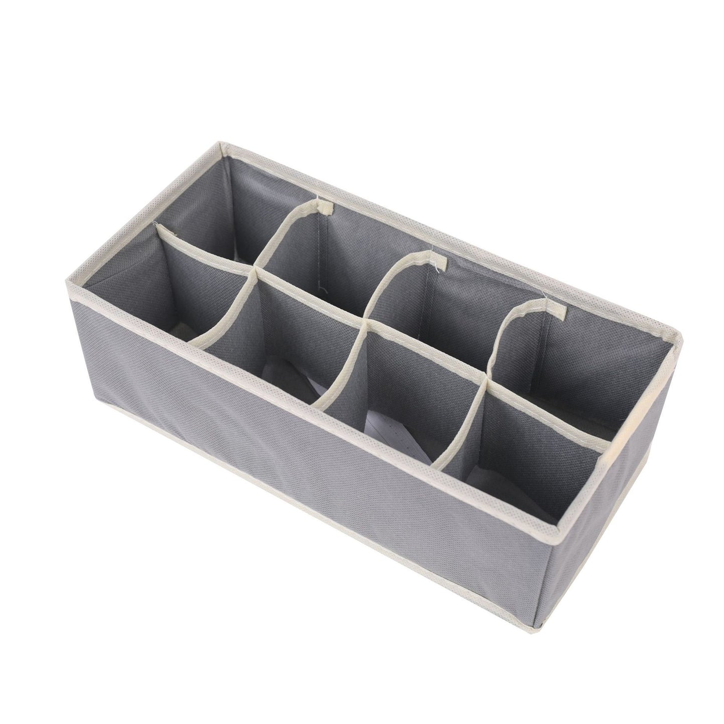 Cutie de depozitare pentru Lenjerie , material textil, 8 comportamente, 32 X 16 X 10cm Gri