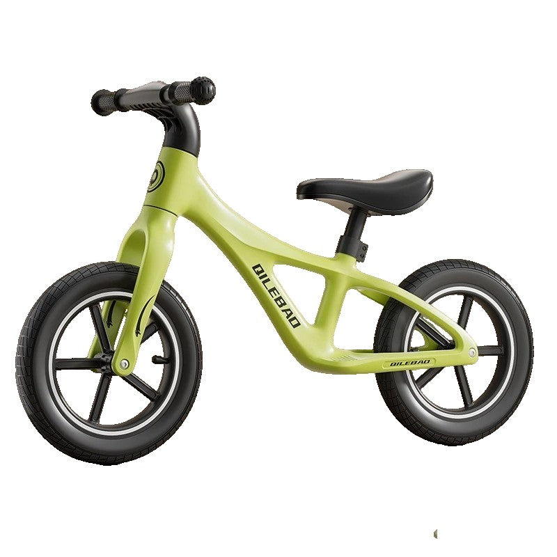 Bicicleta pentru copii 2-6 ani ,fără pedale , roti silențioase , sa reglambila 43-58cm, Verde