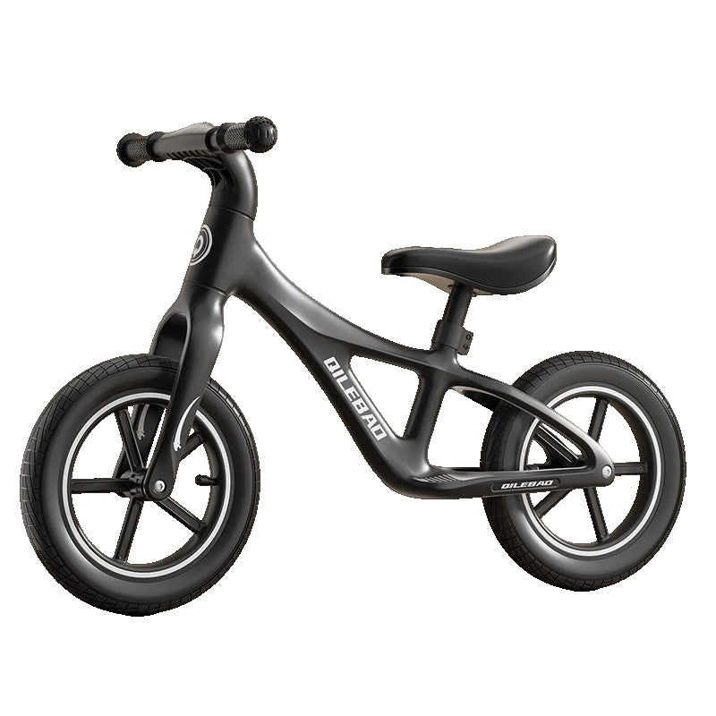 Bicicleta pentru copii 2-6 ani ,fără pedale , roti silențioase , sa reglambila 43-58cm, Negru