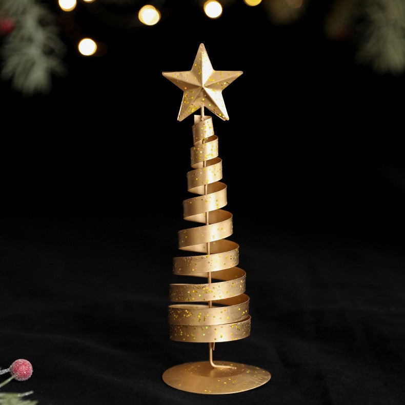 Decoratiune Brad micut din Metal, 20cm