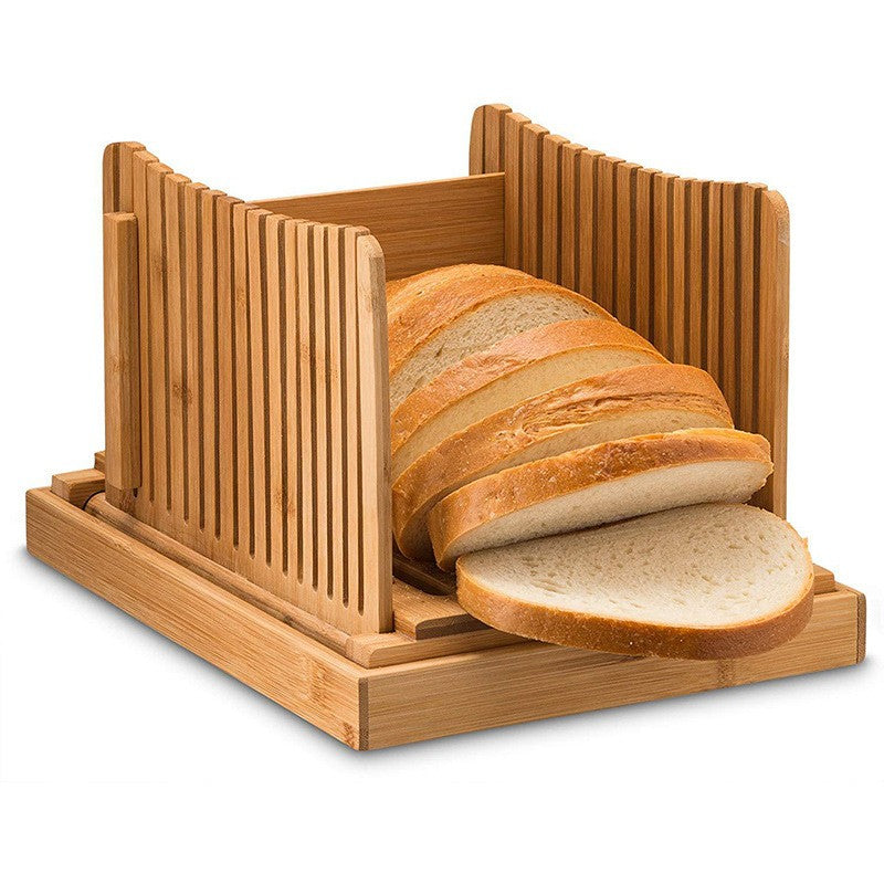 Feliator de pâine manual din lemn