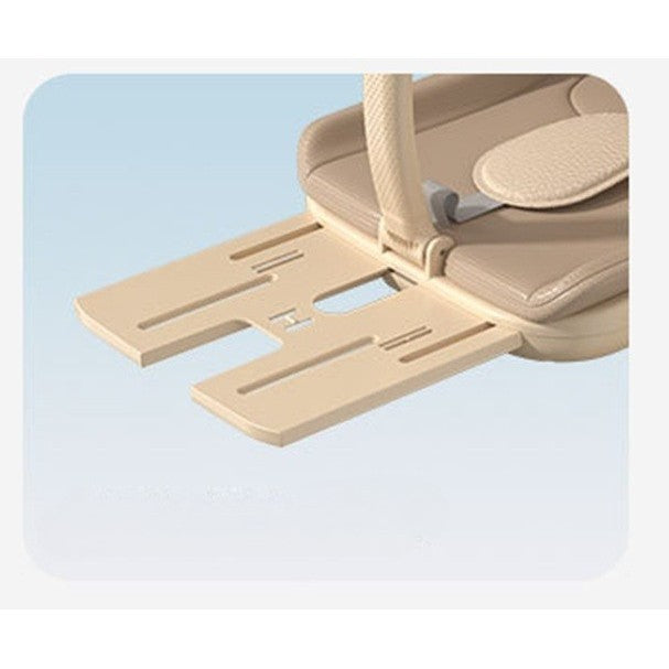 Cărucior sport 3in1, 6-36 luni , reversibil, pliabil, tăviță pentru masa, roti 360 si parasolar-Model Panda -Crem