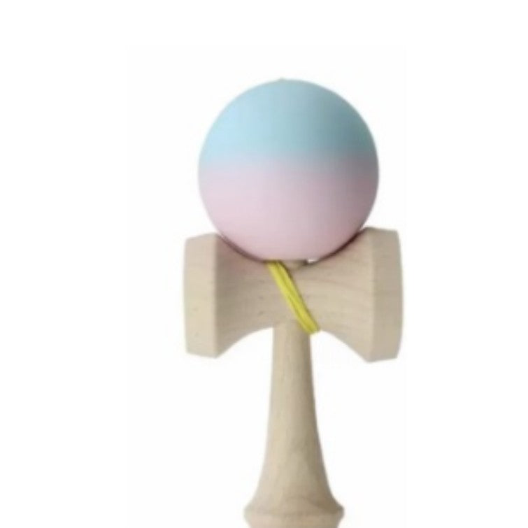 Jucărie KENDAMA din Lemn, 18 cm Gradient Albastru-Lila
