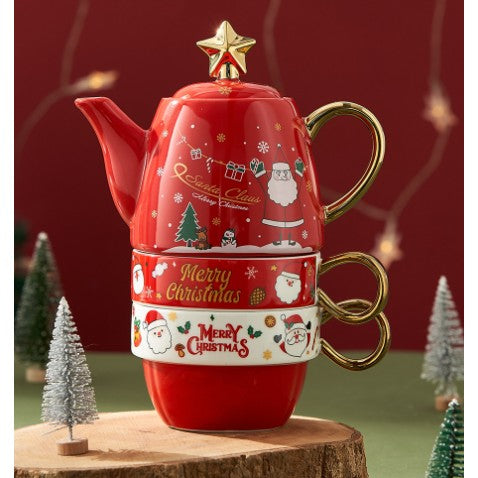 Set de Ceai, Temă Crăciun, Ceainic 450 ml