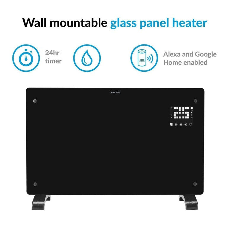 Convector Electric pentru Caldura Smart 2000W cu Wi-Fi și Termostat - Control prin Telefon Mobil