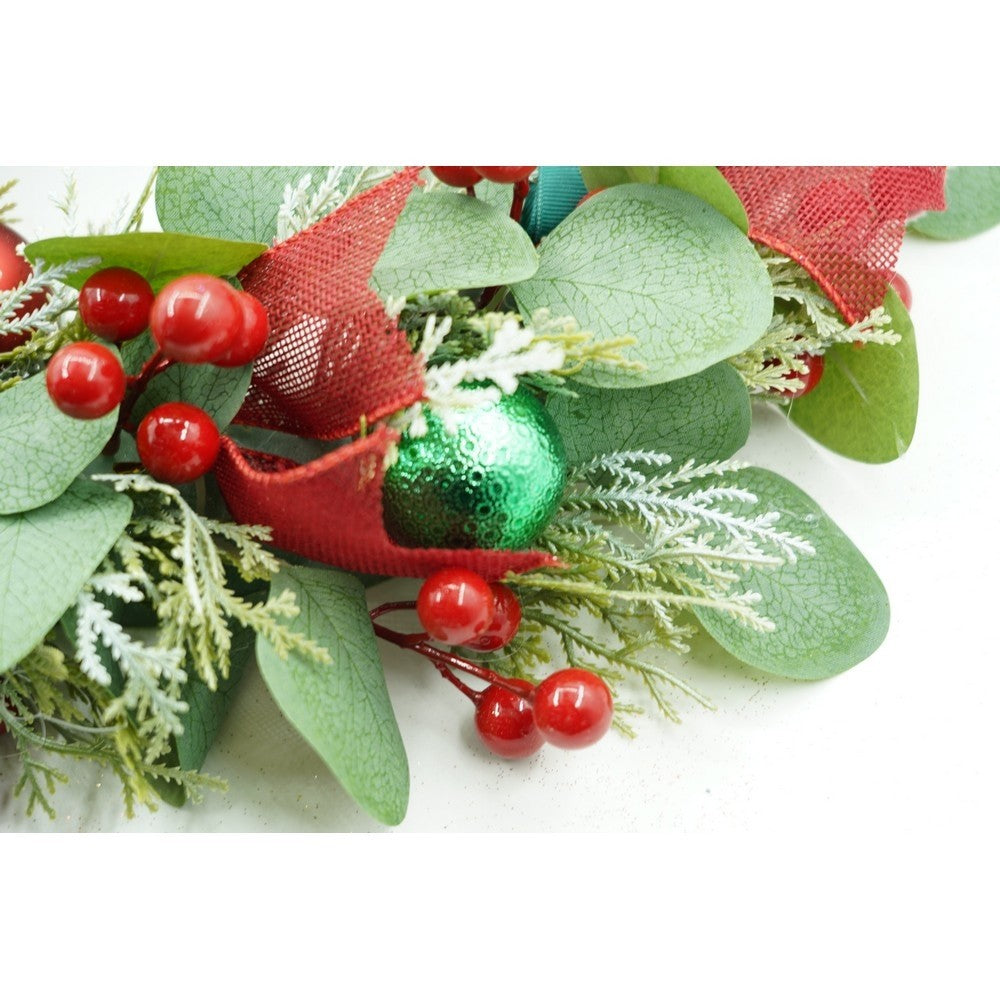 Coroniță Crăciun pentru ușa decorată, 40 cm