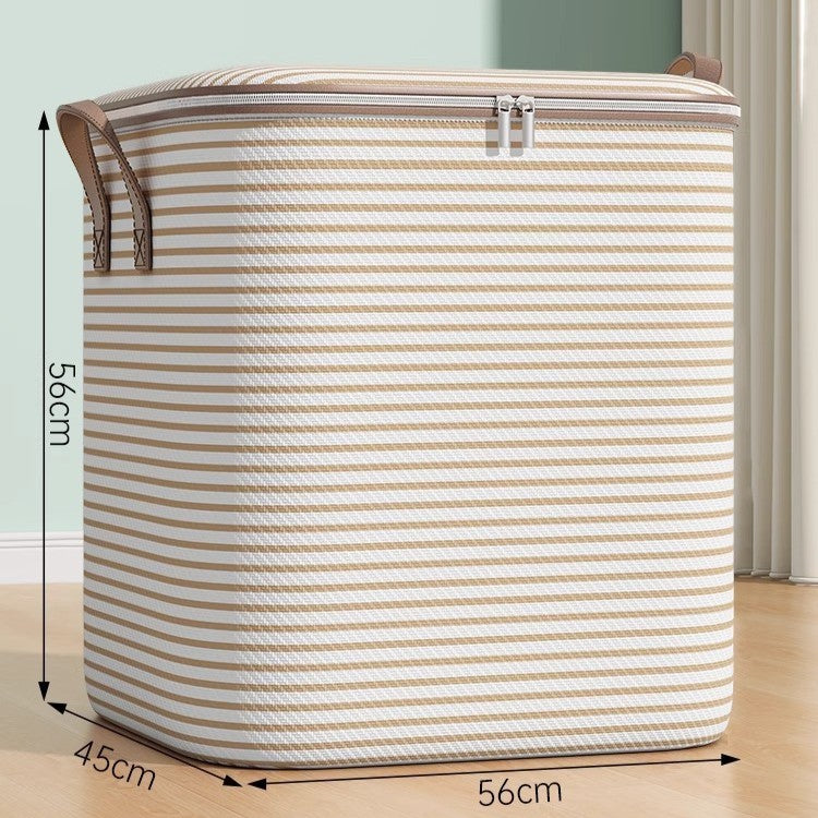 Cutie de Depozitare cu Fermoar – Pliabilă, cu Mâner Ranforsat și Fermoar Rezistent 56x45x56 150 L