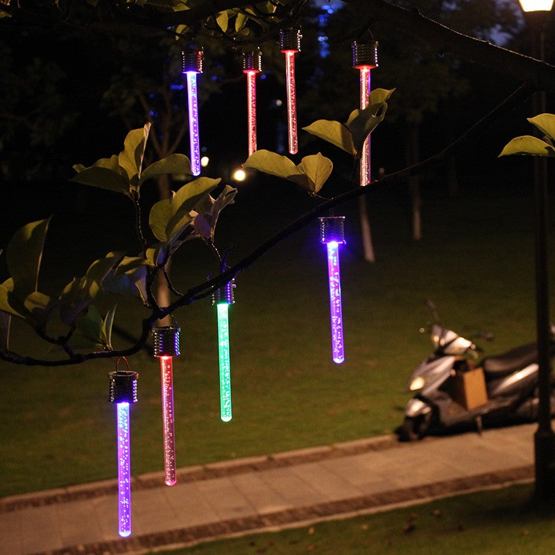Lampa Solara tip decoration pentru grădină, Țurțure Alb Cald