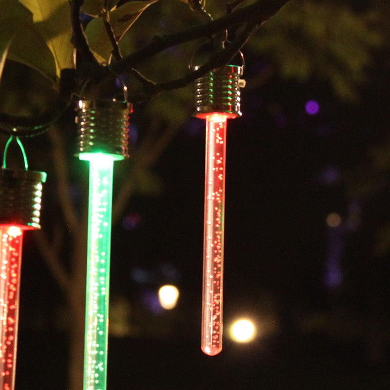 Lampa Solara tip decoration pentru grădină, Țurțure Alb Cald