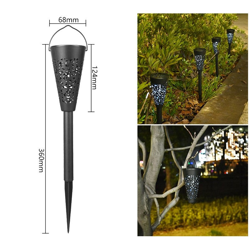 Decorațiune Solara pentru Grădină tip Torță , Alb Rece