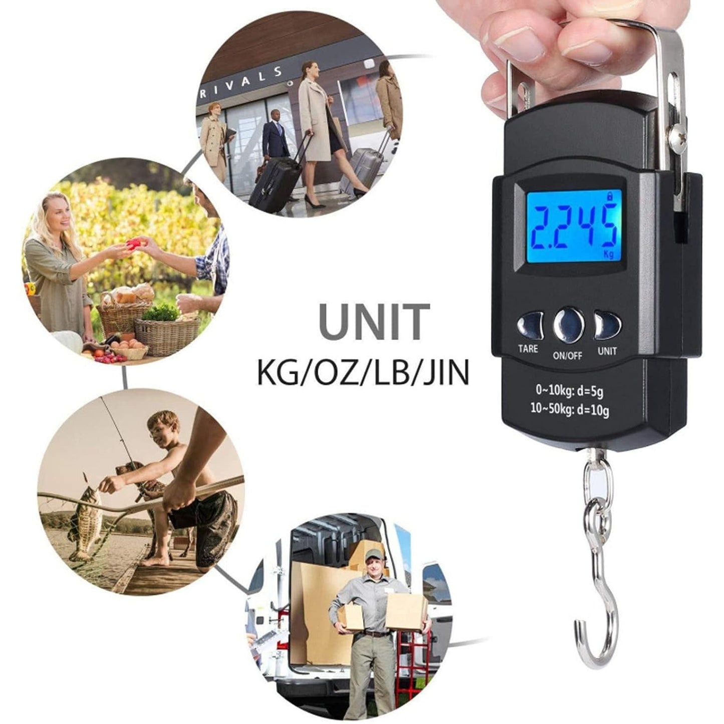 Cântar Digital de mana cu cârlig