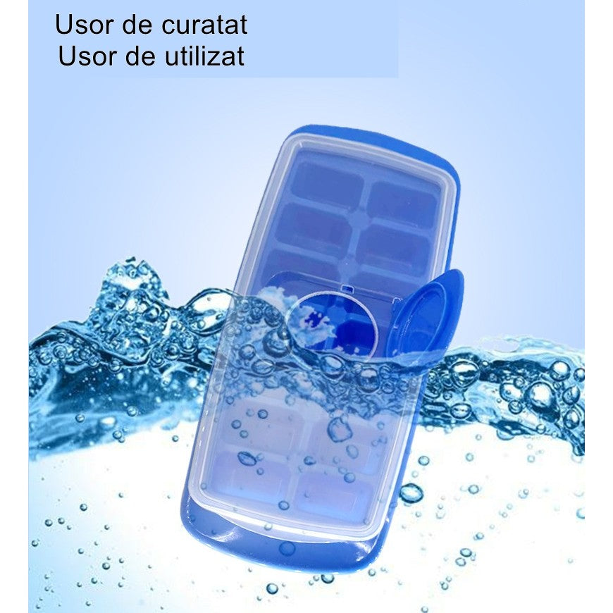 Forma pentru cuburi de gheata- 14 cuburi Reutilizabil.